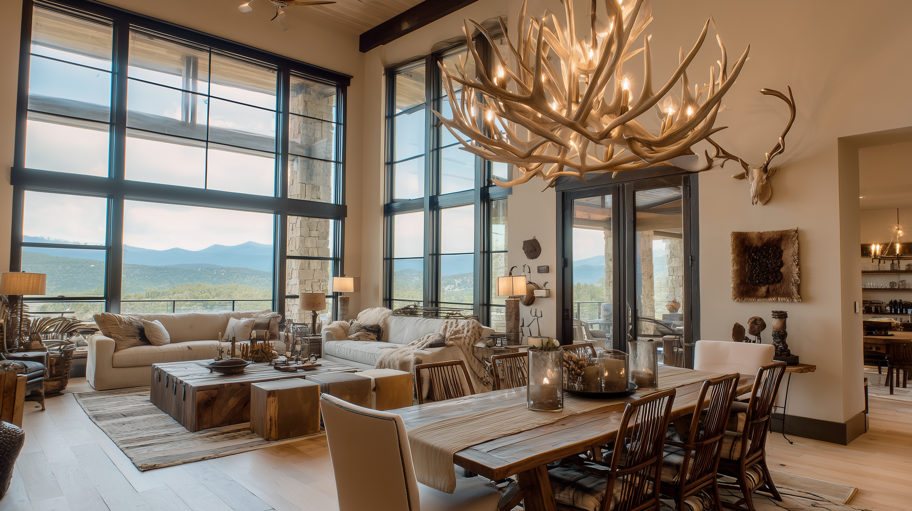 Rustic Ranch Open Concept